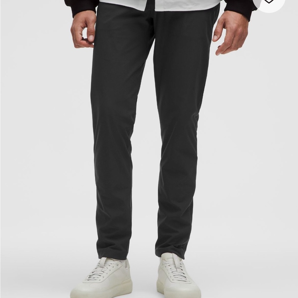 Lululemon ABC Slim Fit 5 Pocket Pant Warpstreme Color Obsidian